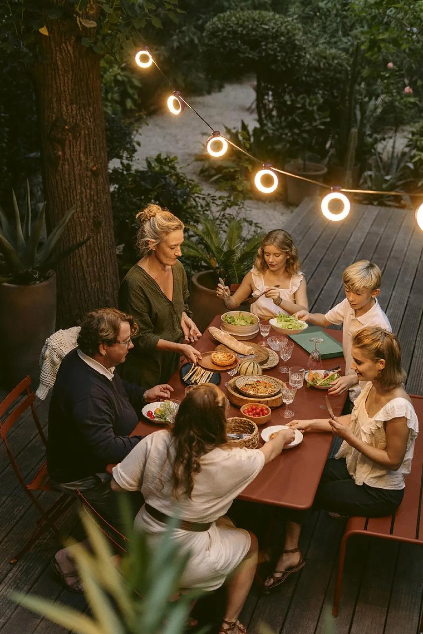 Fermob HOOPIK Lichterkette LED Outdoor 12 m Kaktus