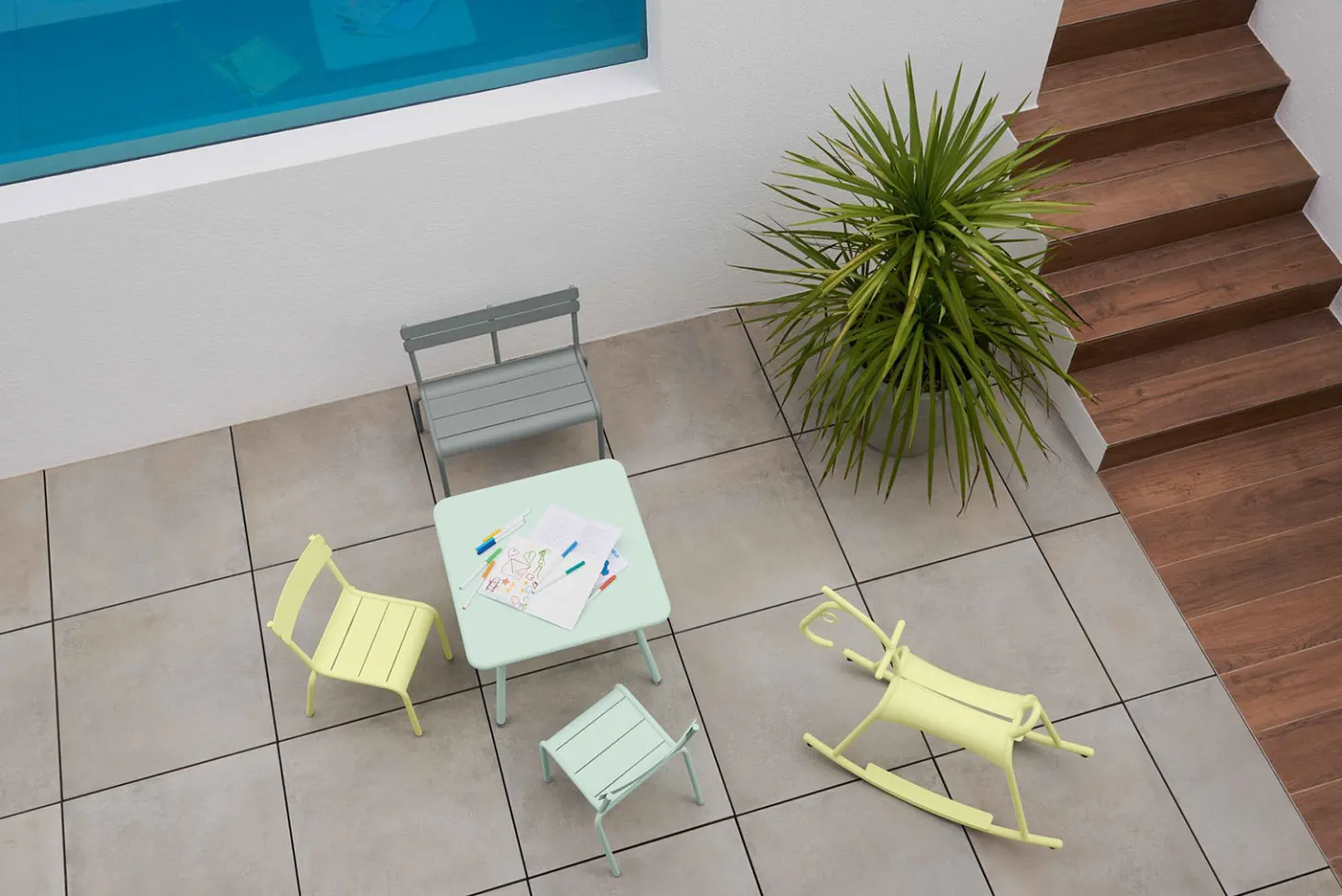 Fermob Kindertisch Luxembourg Kid Ockerrot