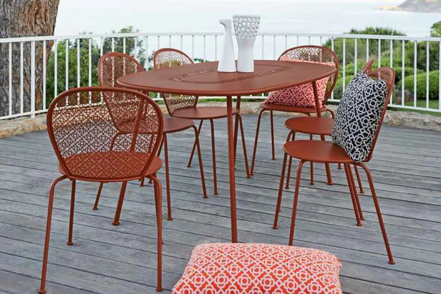 Fermob Lorette Gartenstuhl aus Stahl Kaktus