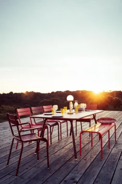 Fermob Luxembourg Bank 3/4-Sitzer Ockerrot