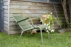 Fermob Luxembourg Tiefer Sessel Maya-Blau