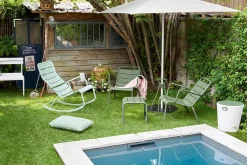 Fermob Luxembourg Tiefer Sessel Maya-Blau