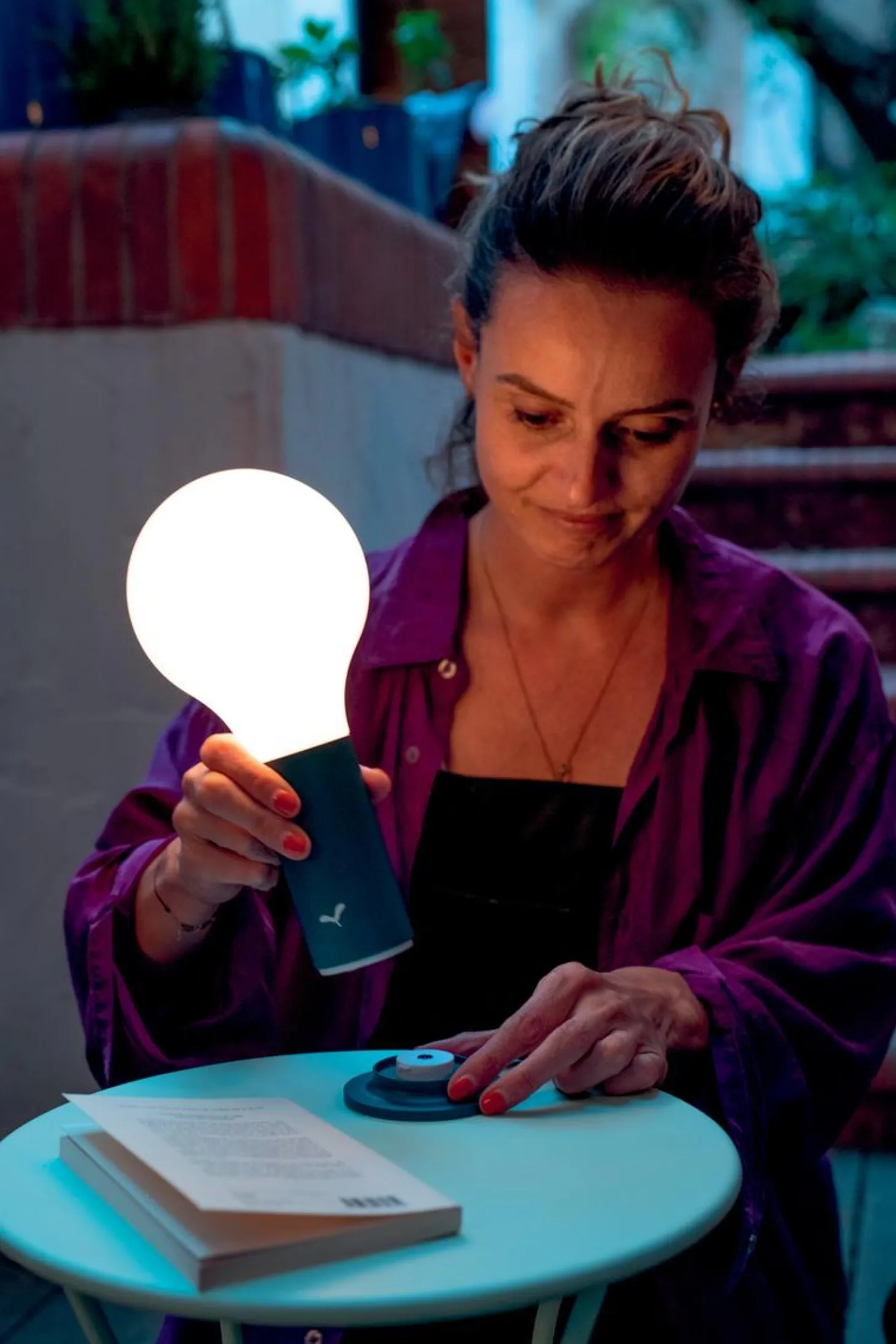 Fermob Magnetsockel zu Aplô LED Lampe Honig