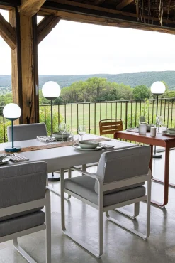 Fermob MOOON! Große Stehleuchte Höhe 134 cm Schwarzkirche