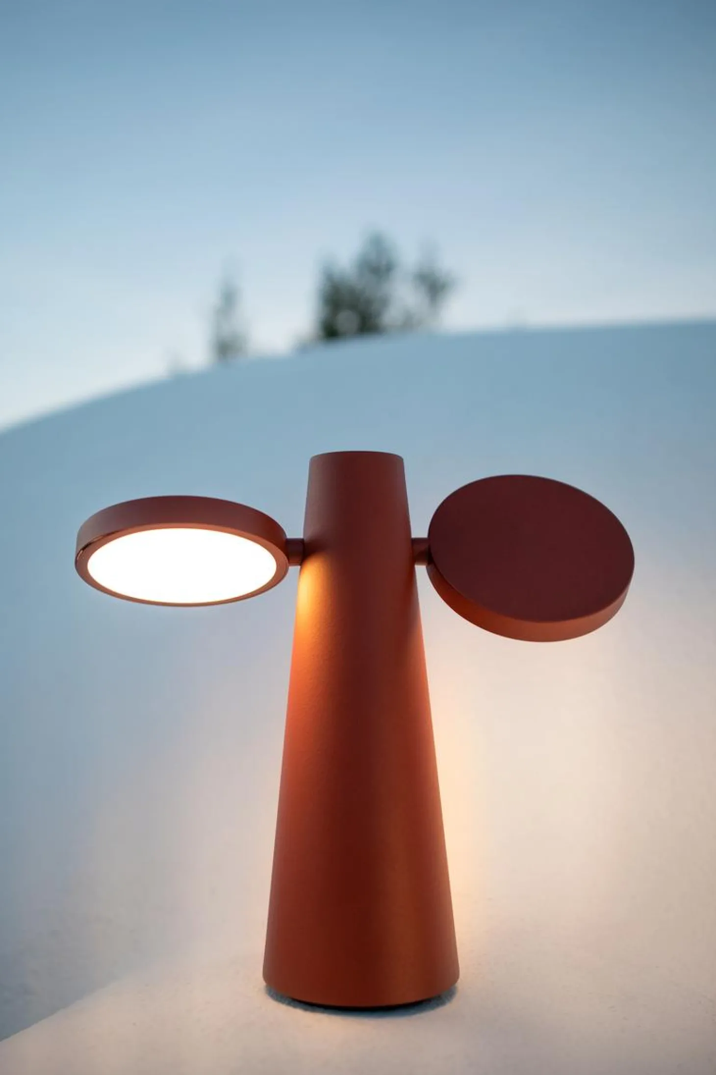 Fermob OTO Akku-Leuchte H 27 cm Lapilligrau