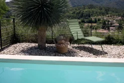 Fermob Outdoor Kissen für den Bistro Liegestuhl Nachtgrau 171 x 44 cm