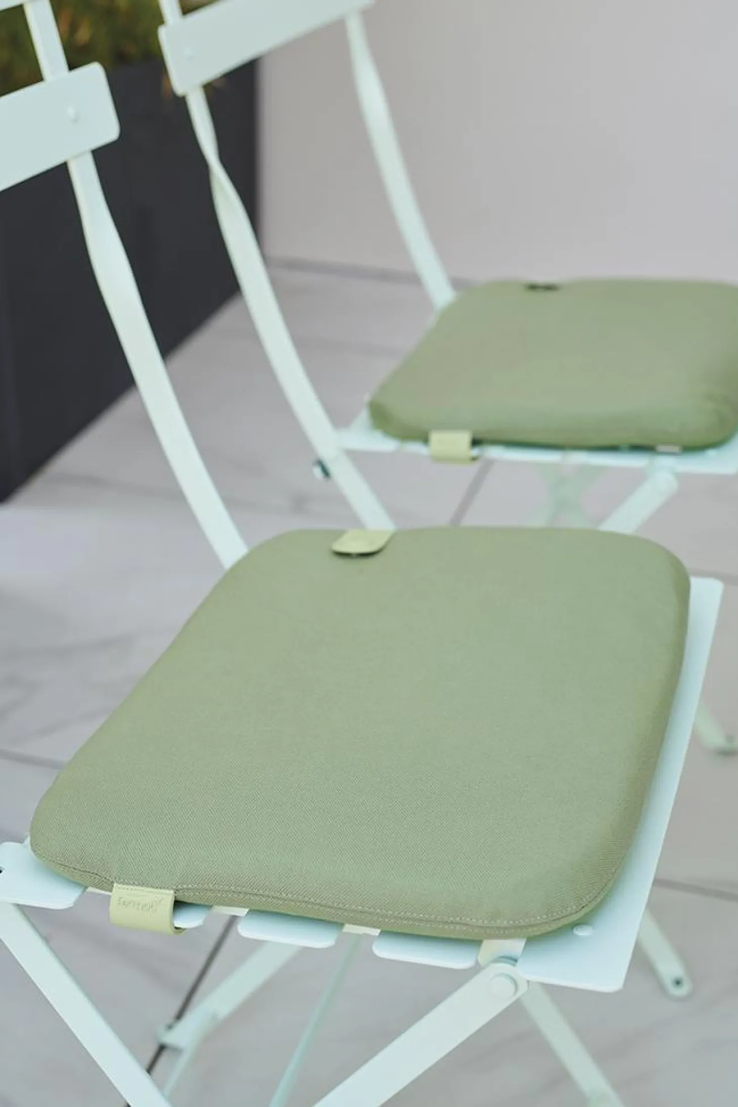 Fermob Outdoor Sitzkissen Color Mix für Bistro 38 x 30 cm Creme