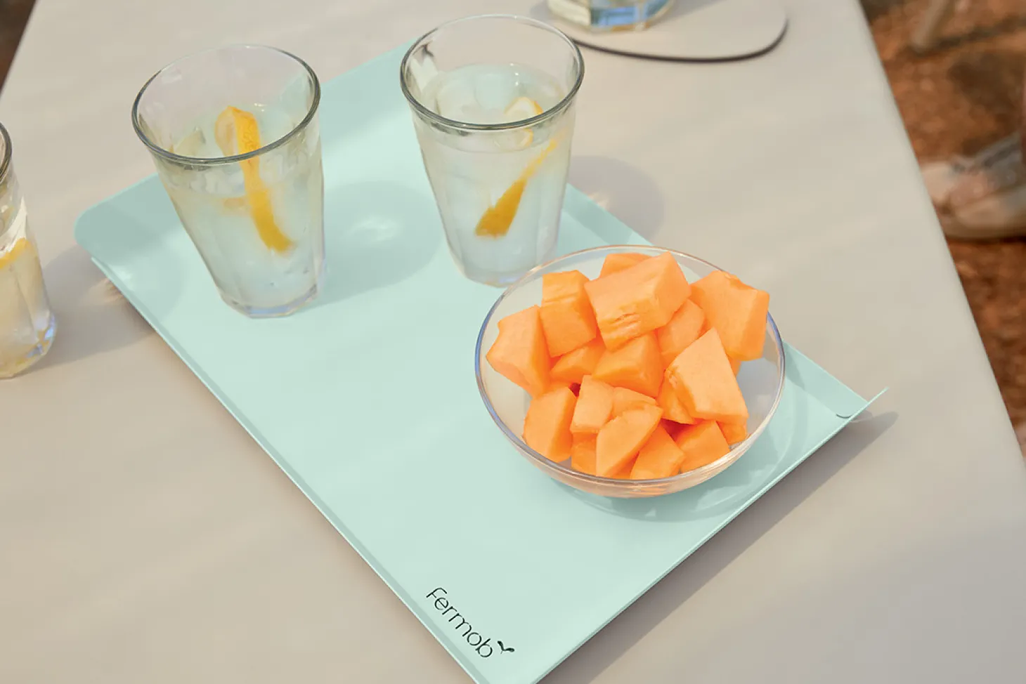 Fermob Tablett Alto 36 x 23 cm Anthrazit