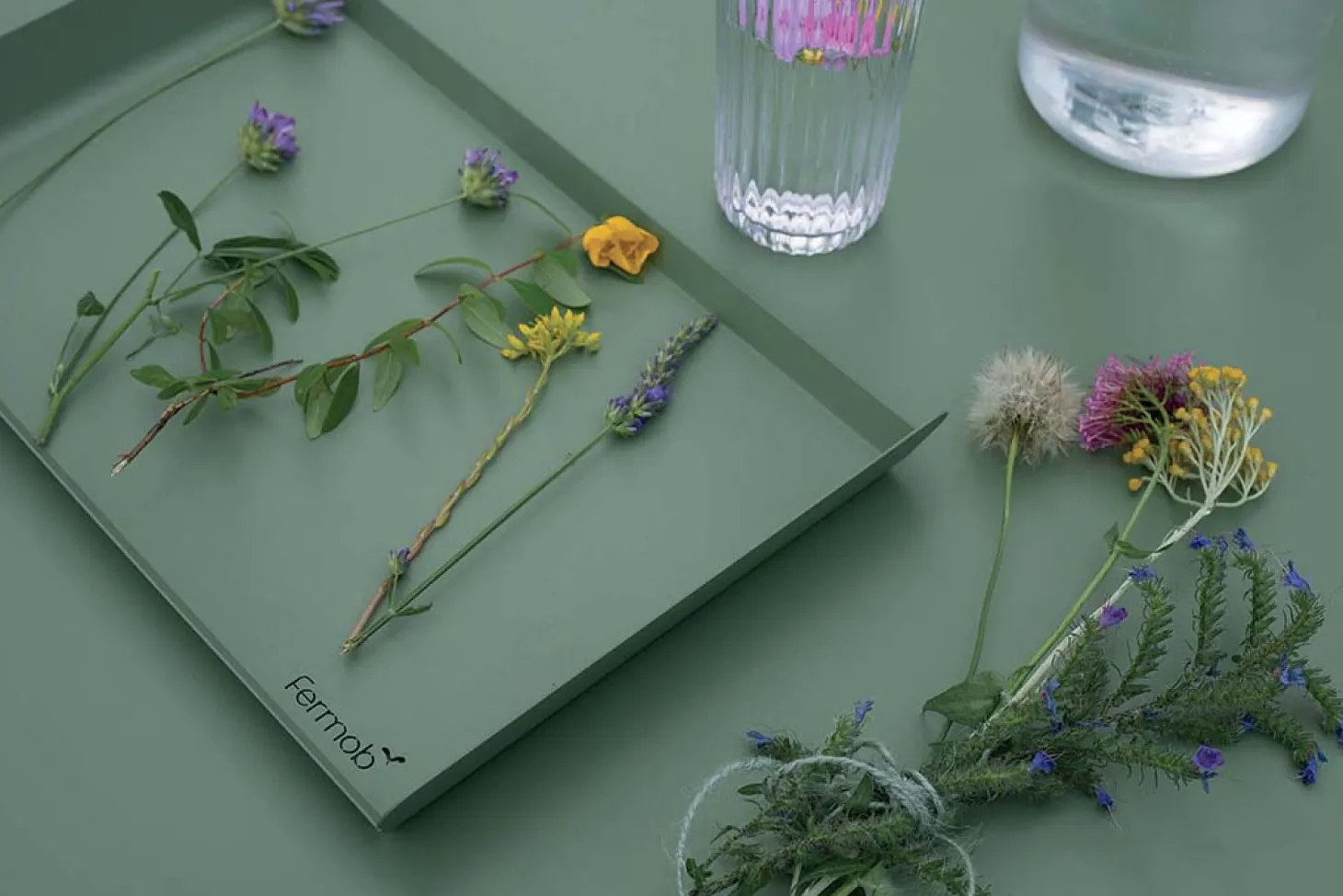 Fermob Tablett Alto 36 x 23 cm Anthrazit