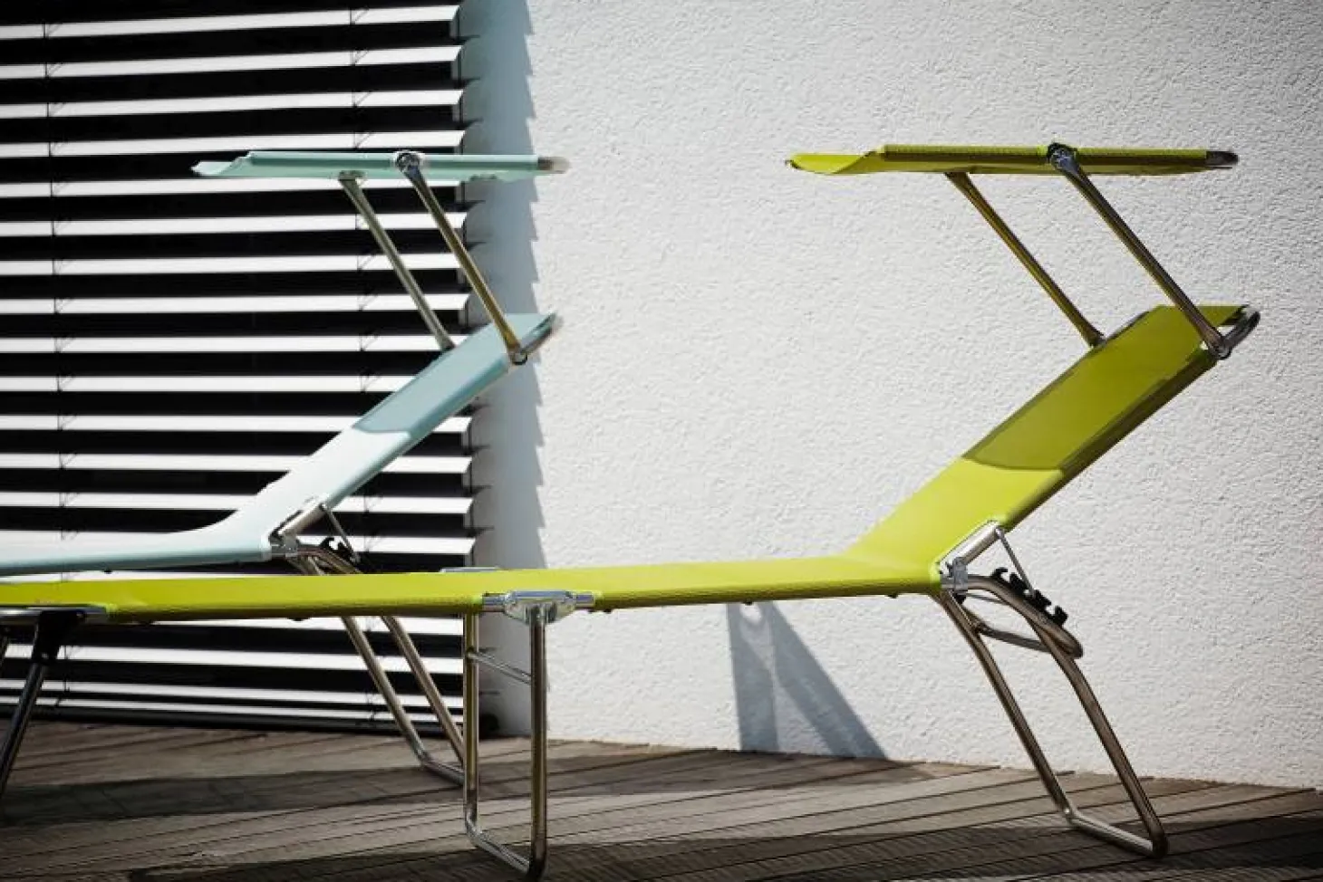 Fiam Fiam Amigo 40+ -Sun - Dreibeinliege mit Sonnendach weiß