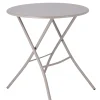 Fiam Outdoor Klapptisch Fiam Sirio, rund taupe