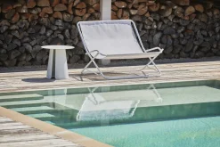 Fiam Outdoor Sessel klappbar Fiam Dondolina Twin weiß