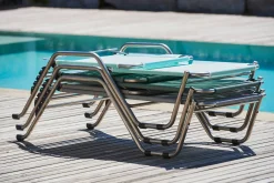 Fiam Outdoor Stapelliege Fiam River salbei