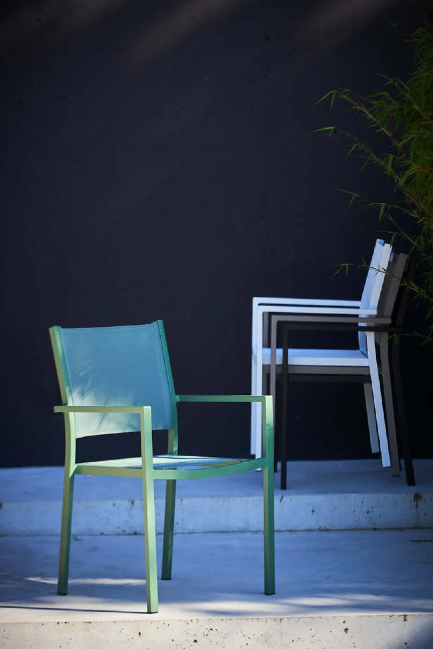 Fiam Outdoor Stapelsessel Fiam Aria salbei / salbei