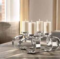 Fink GORDEN Adventsleuchter silber - 4-flammig