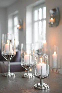 Fink LUXOR zweiteiliges Windlicht Ø 14 cm, Höhe 49 cm