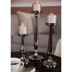 Fink Magenta klassischer Stumpenkerzenhalter