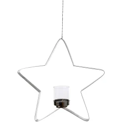 Fink Stacey Teelichthalter zum Aufhängen - Sternform 40 cm