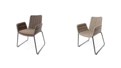 Fischer Möbel Sessel Wing anthrazit / basalt