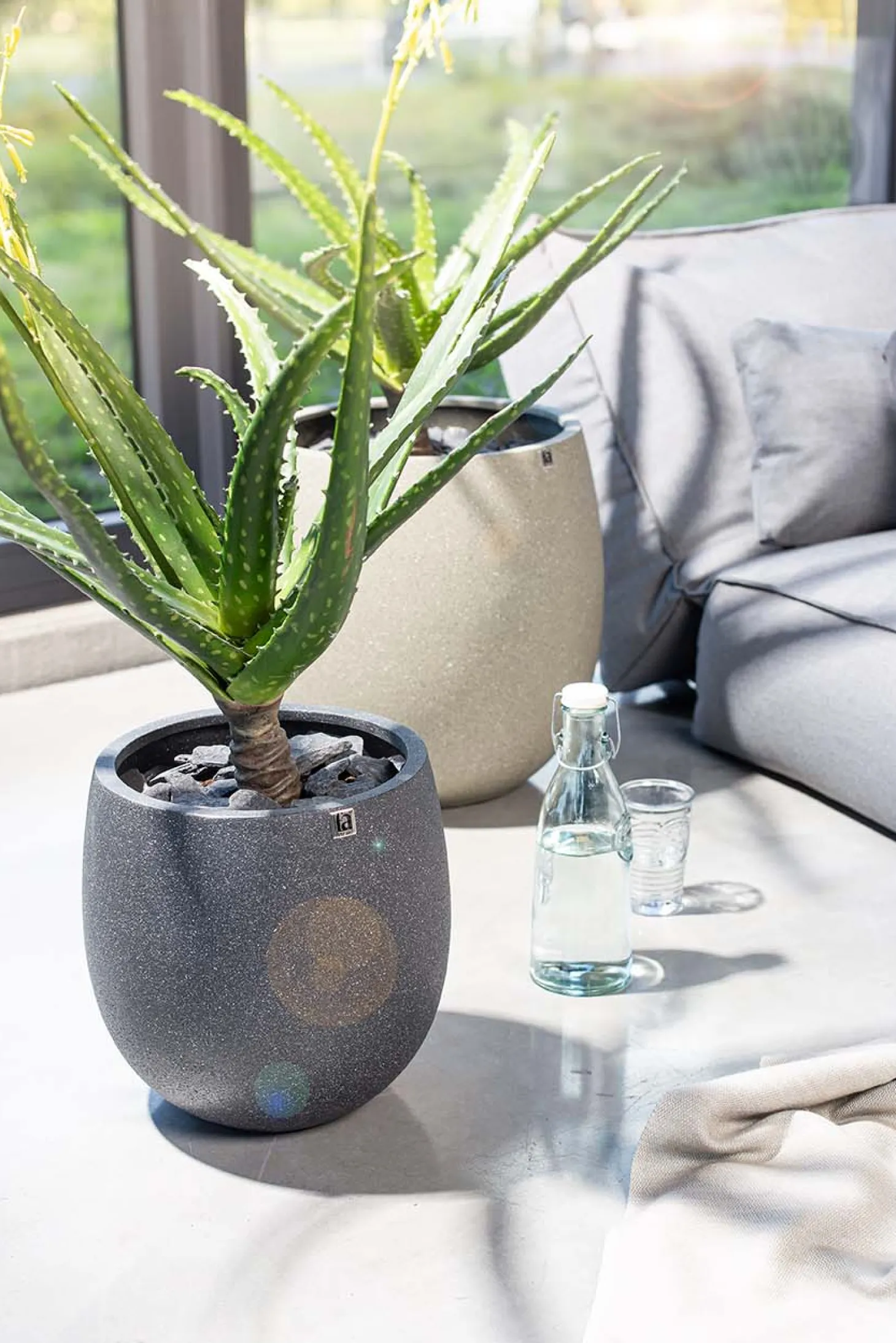 Fleur Ami Blühende Aloe Kunstpflanze