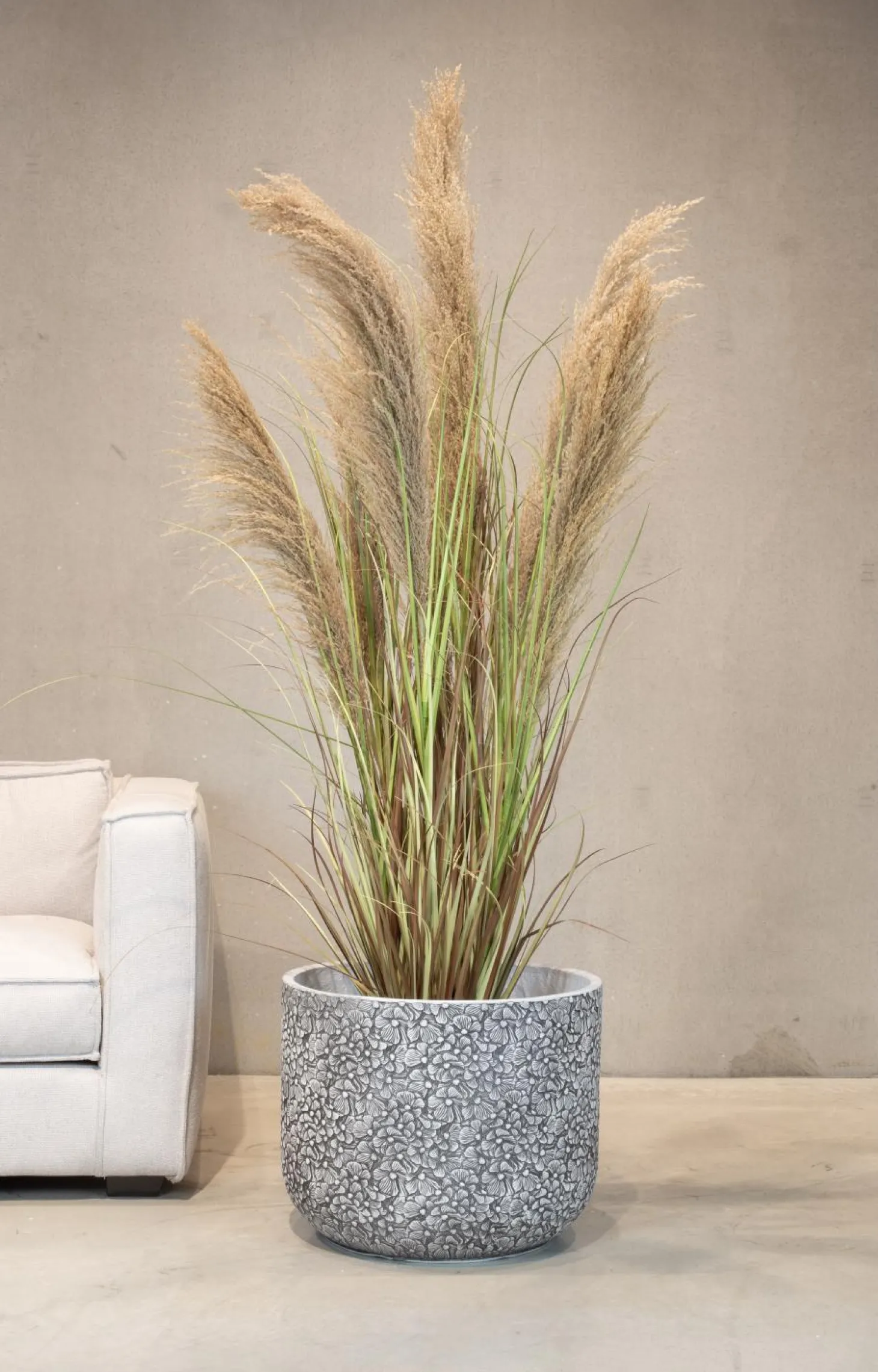 Fleur Ami Cortaderia - Pampasgras Kunstpflanze, Höhe 100 cm