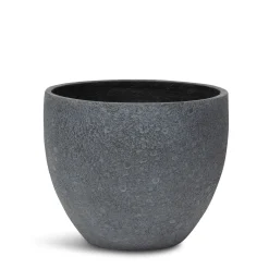 Fleur Ami Gritto handgefertigter Übertopf aus Beton 36 x 30 cm anthrazit