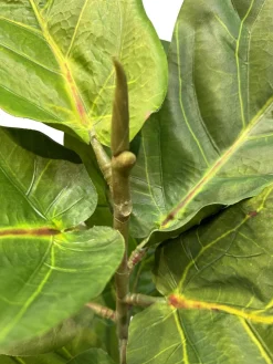 Fleur Ami Hochwertige Geigenfeige Ficus Lyrata Kunstpflanze 99 cm