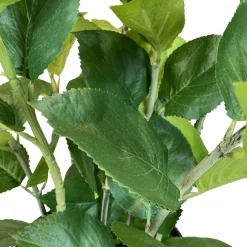 Fleur Ami Hortensie - Hydrangea Kunstpflanze, 3 Blüten, grün