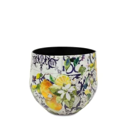 Fleur Ami Lemon Fusion Tischgefäß für Pflanzen multicolor Ø 23 cm, Höhe 22 cm