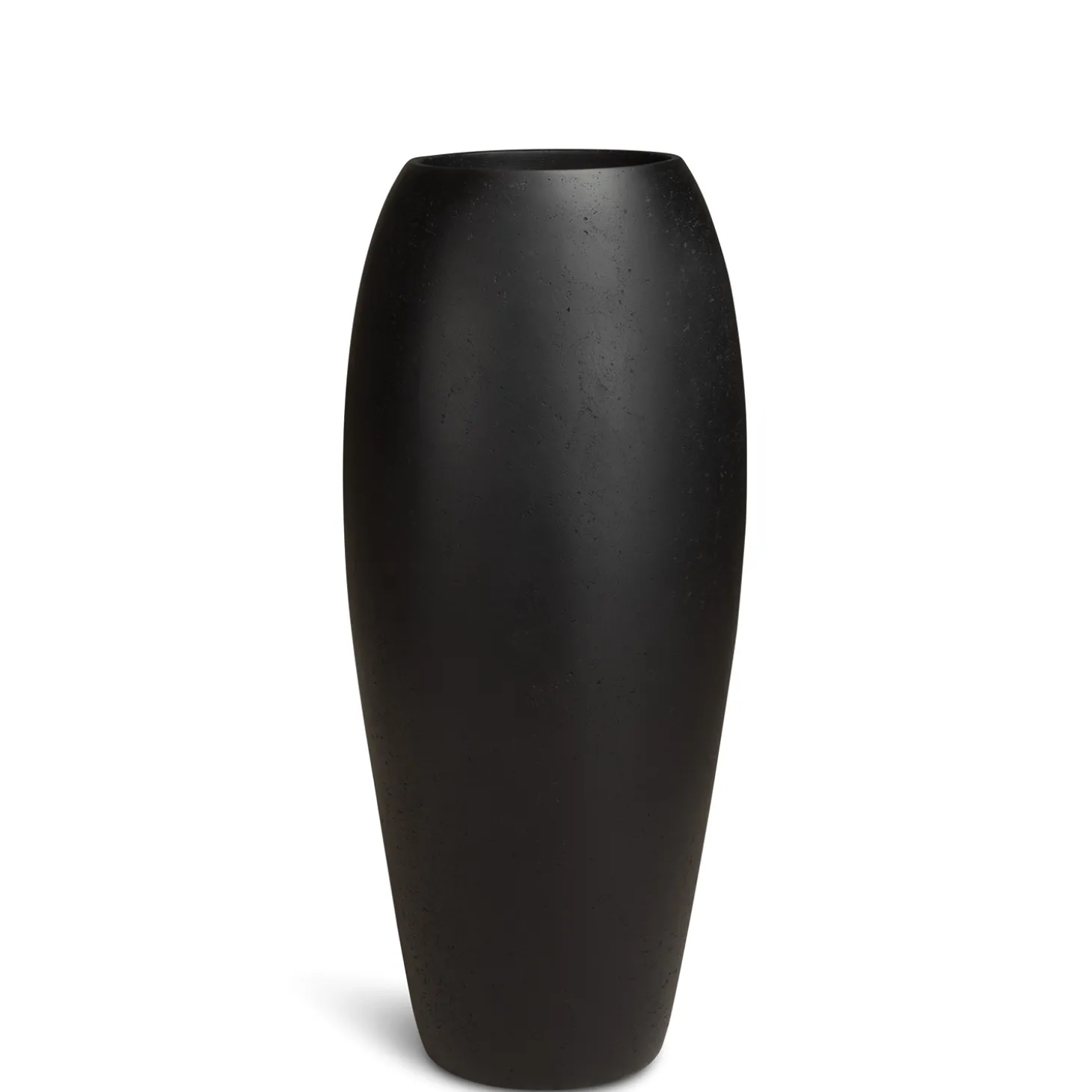 Fleur Ami Polystone Essence hoher Pflanzkübel Ø 39 cm, Höhe 90 cm anthrazit