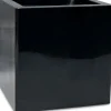 Fleur Ami Premium Pflanzwürfel hochglanzpoliert 50 cm schwarz