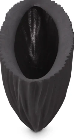 Fleur Ami River bootförmiges Tischgefäß schwarz