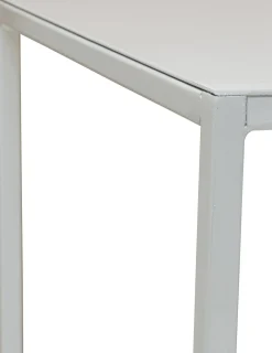 Fleur Ami Stage Blumensäule Metall 30 x 30 cm Höhe 75 cm weiß matt