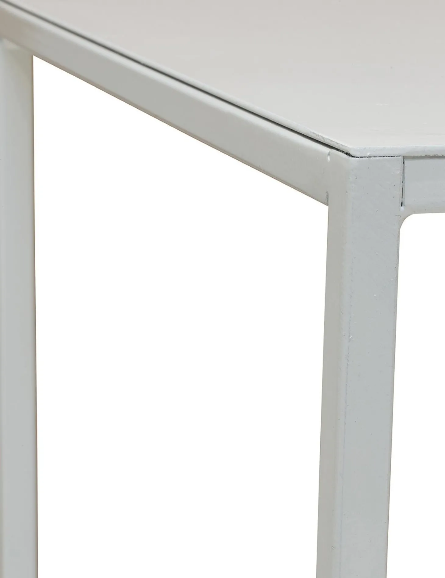 Fleur Ami Stage Blumensäule Metall 30 x 30 cm Höhe 75 cm weiß matt