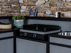 Forge Adour Eckmodule Stahl schwarz / grau