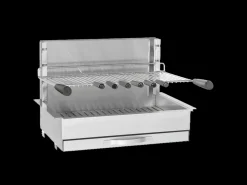 Forge Adour Edelstahl Holzkohlegrill mit 6 Spießen