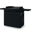 Forge Adour Gas Planchagrill Modern 75 Schwarz auf Rollwagen