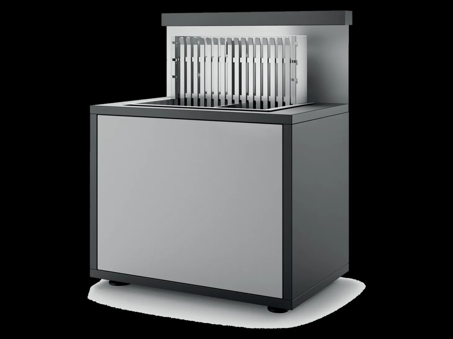 Forge Adour Grillmodul Stahl schwarz / grau, ohne Grill