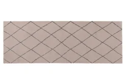 Gift Company Fußmatte waschbar Rautenmuster 66*185 cm beige