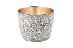 Gift Company Madras, Windlicht M, weiß