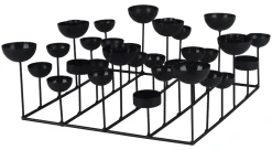 Gift Company Medusa Kerzenhalter quadaratisch schwarz