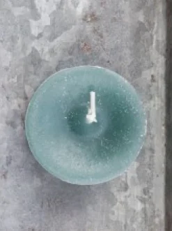 Grün Form Schwimmkerze Eucalyptus Ø 8 cm