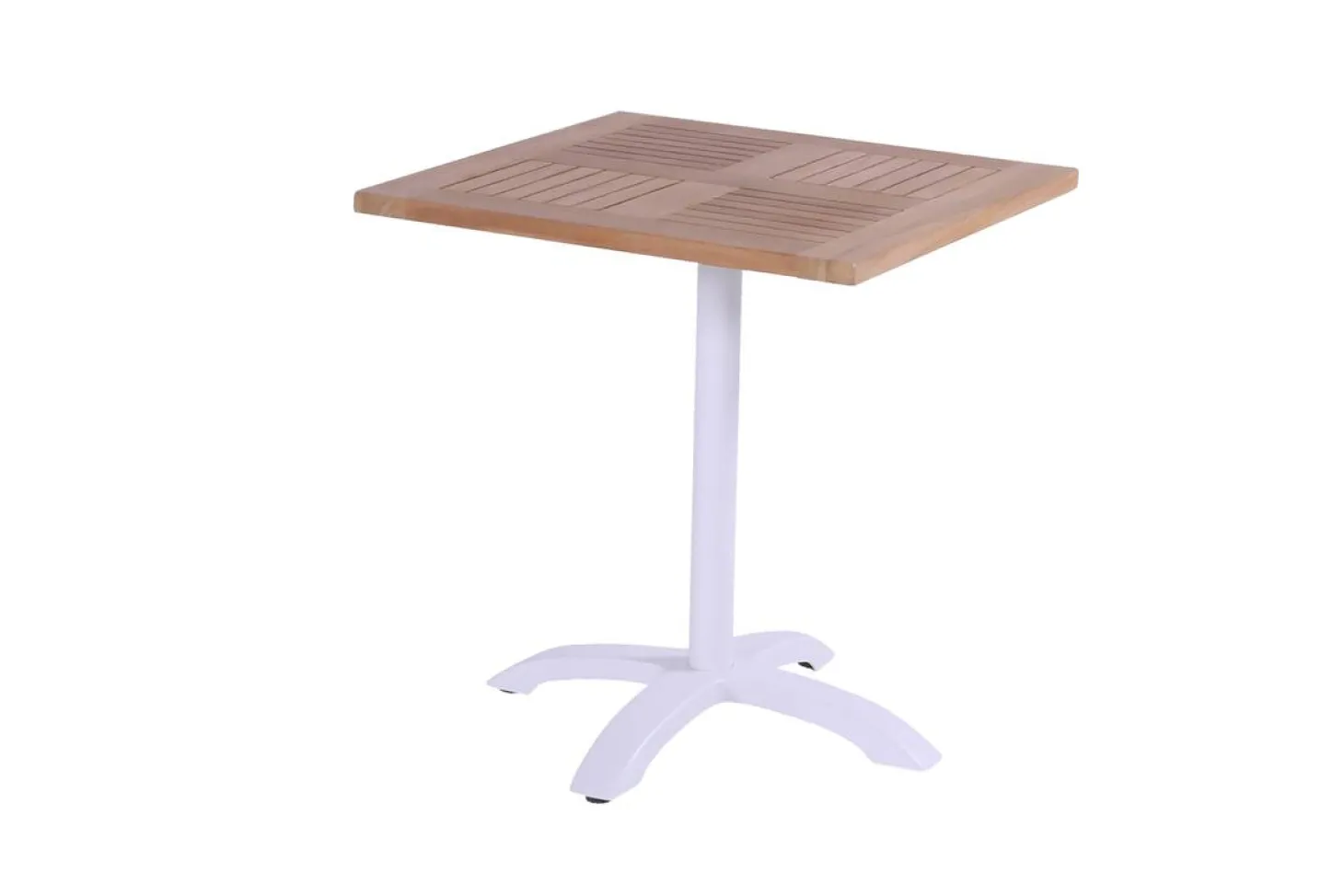 Hartman Sophie Teak Bistrotisch 70x70 cm Weiß