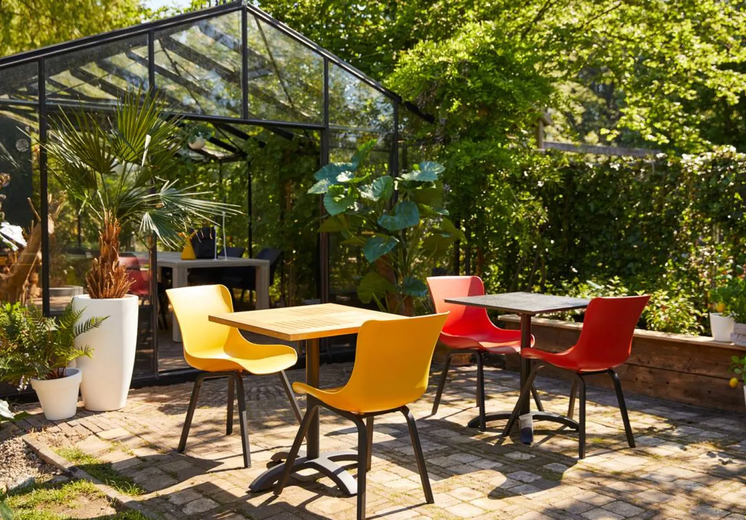 Hartman Sophie Teak Bistrotisch 70x70 cm Weiß