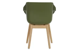 Hartman Sophie Teak ergonomischer Outdoorsessel Grün