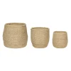 Hübsch Sort Aufbewahrungskorb Naturfarben ø19 cm Höhe 23 cm