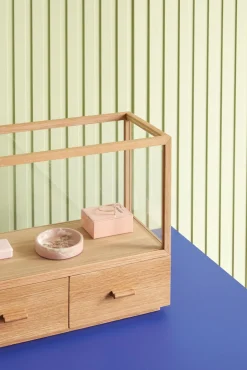 Hübsch Spectacle Vitrine Naturfarben