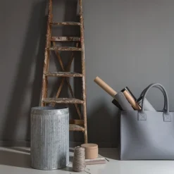 Hey Sign Kaminholztasche Bigi - 50 cm Taubengrau 17