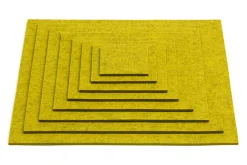 Hey Sign Untersetzer Filz quadratisch 20x20x0,3 cm anthrazit 01