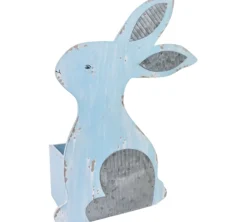 Hoff Holzkiste "Rabbit" Blau h 44 cm